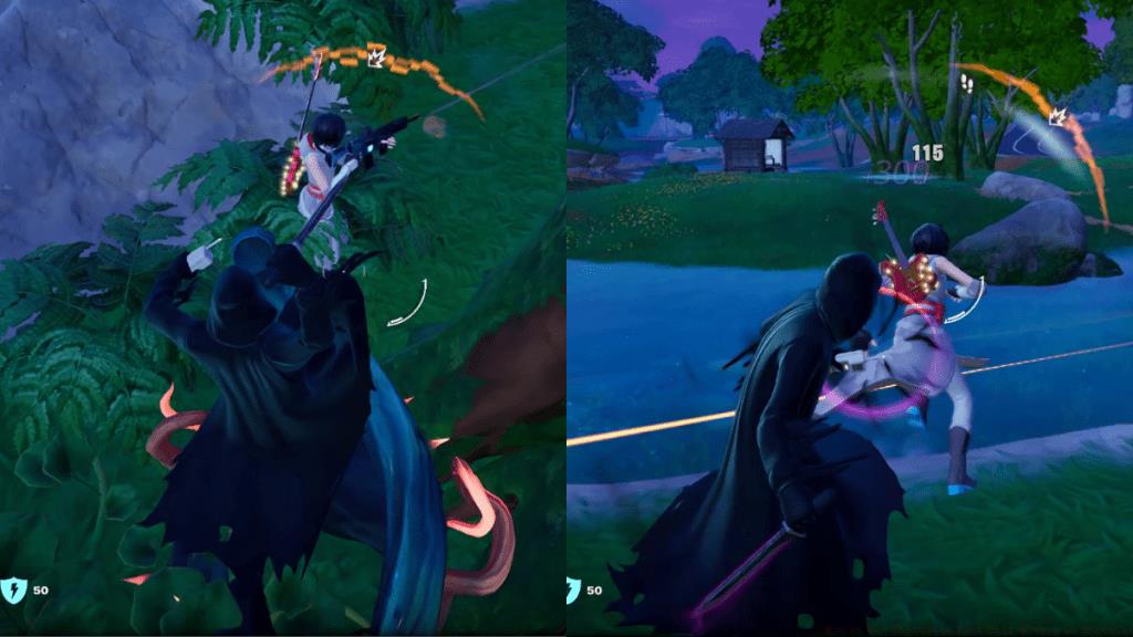 Using Ghostface Last Call in Fortnite