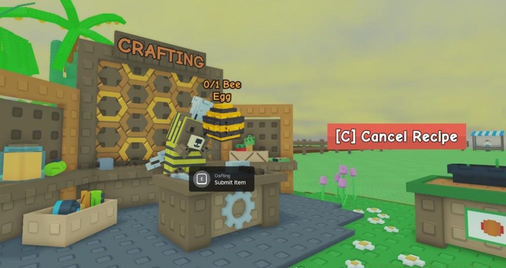 how to craft anti bee egg in grow a garden