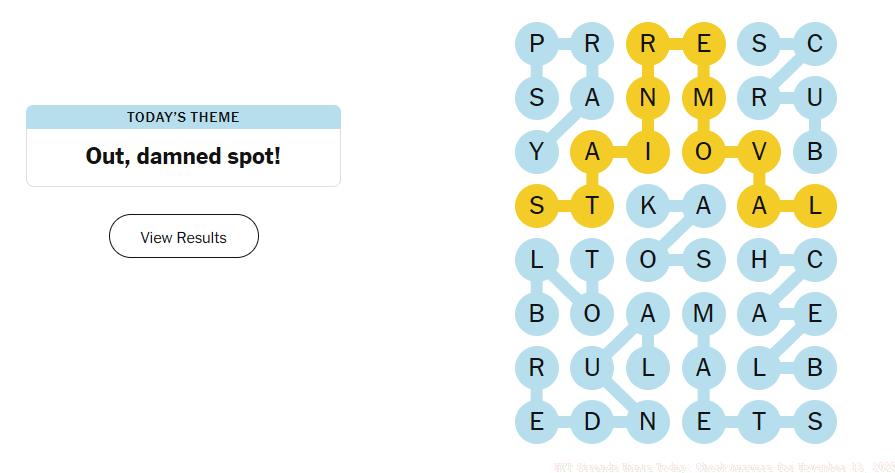 strands answers and hint november 13