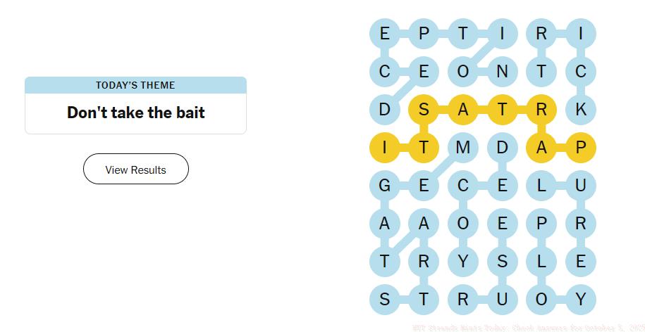 strands today october 5 2025