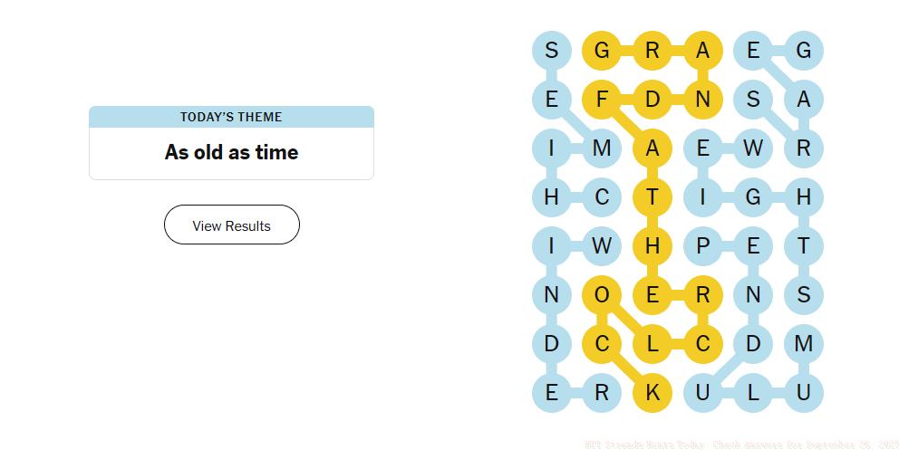 strands answers september 26 2025