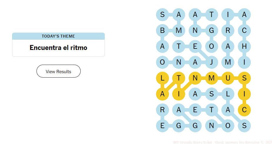 NYT Strands Hints Today: Check Answers for November 7, 2025