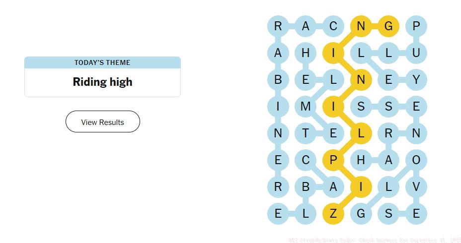 strands answer september 16 2025