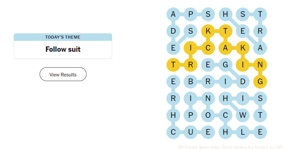 NYT Strands Hints Today: Check Answers for October 12, 2025