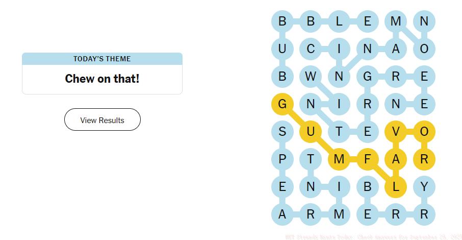 strands answer september 29 2025