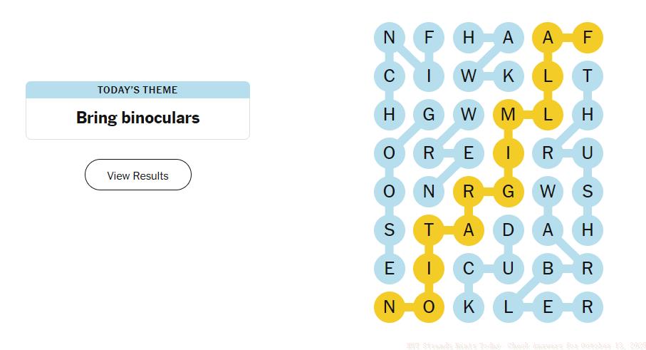 strands hint october 13 2025