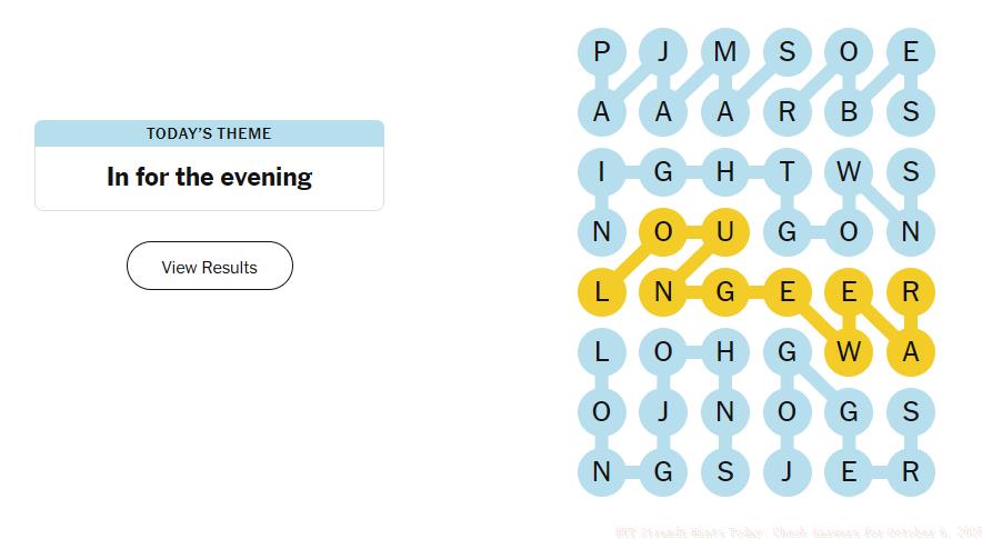 NYT Strands Hints Today: Check Answers for October 6, 2025