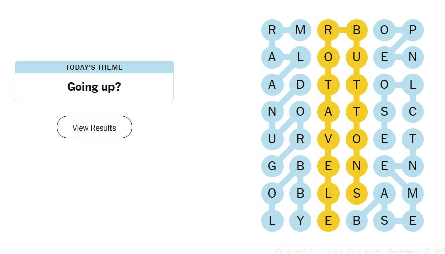 strands hint october 15 2025