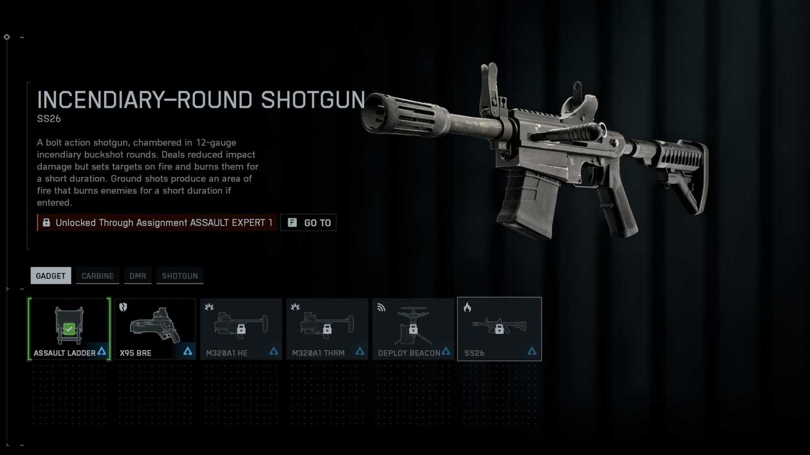 Incendiary Round Shotgun