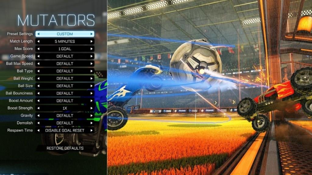 Mutator and Epic Save in Rocket League
