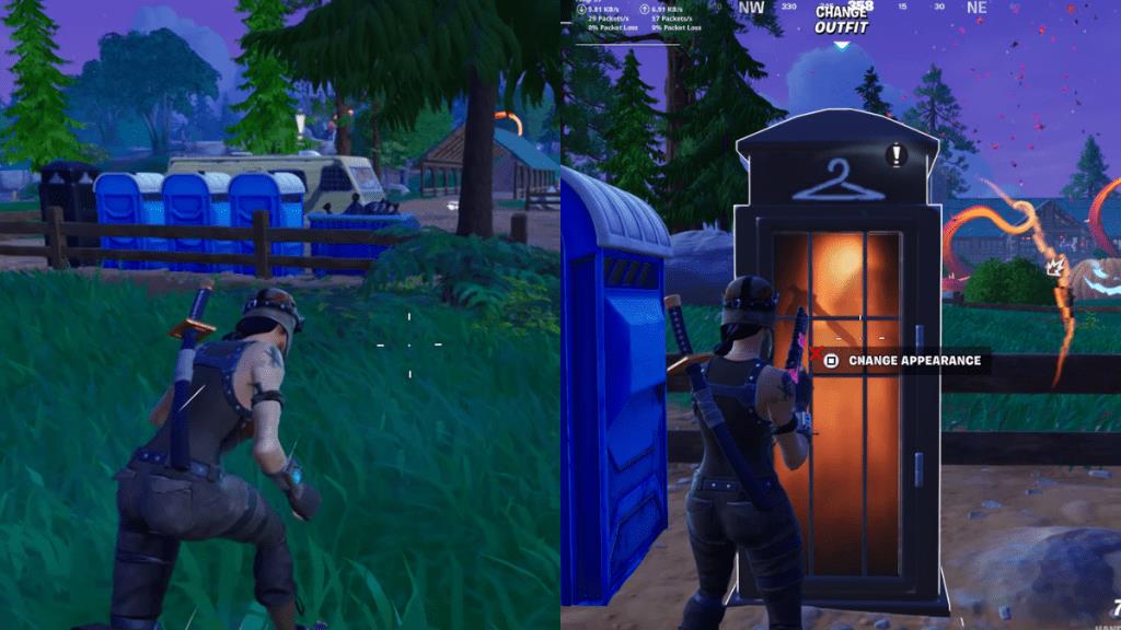 Entering Stalkbox in Fortnite