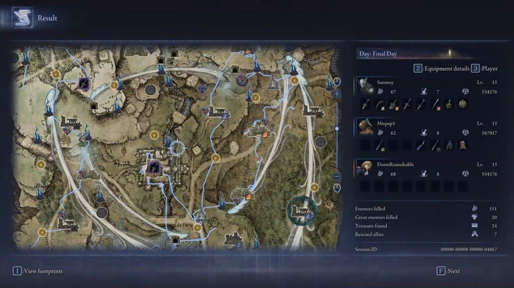 planning your route in Elden Ring Nightreign