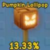 pumpkin lollipop