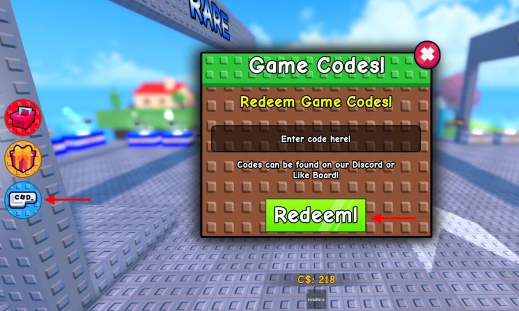 redeem Stick Battles Codes
