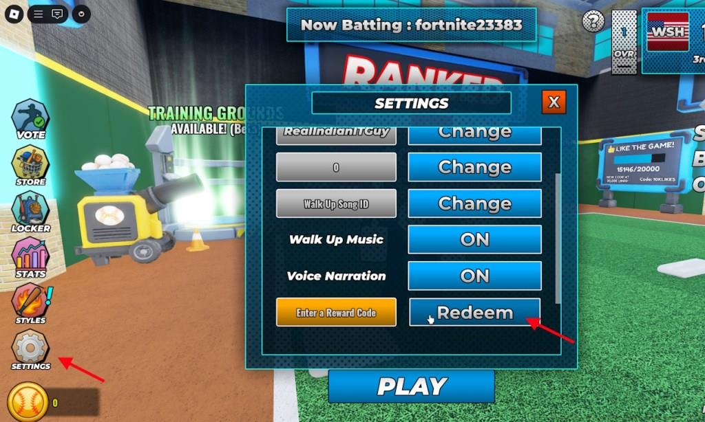 redeem Superstar Baseball codes
