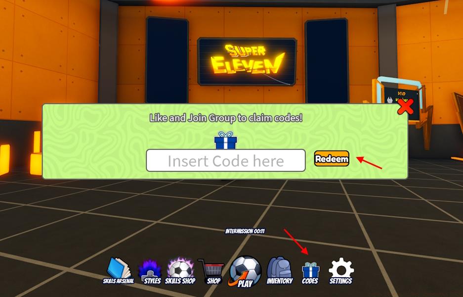 redeem codes for super eleven