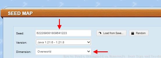 seed map stronghold find