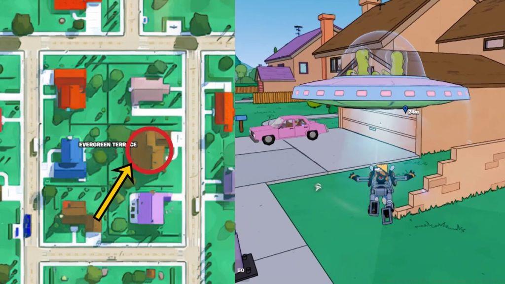 Fortnite Simpsons House Location