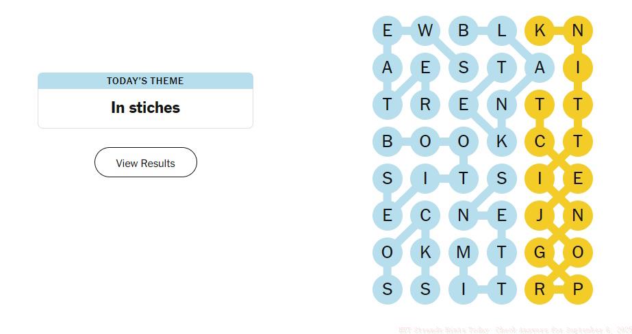 NYT Strands Hints Today: Check Answers for September 6, 2025