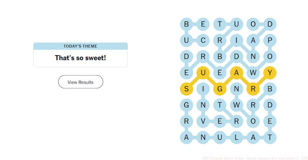 strands september 3 2025