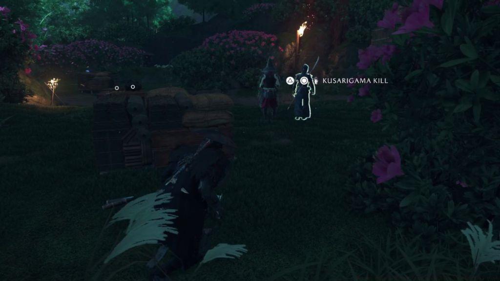 Sneaking Past Guards in Tamura Estate in Ghost of Yotei