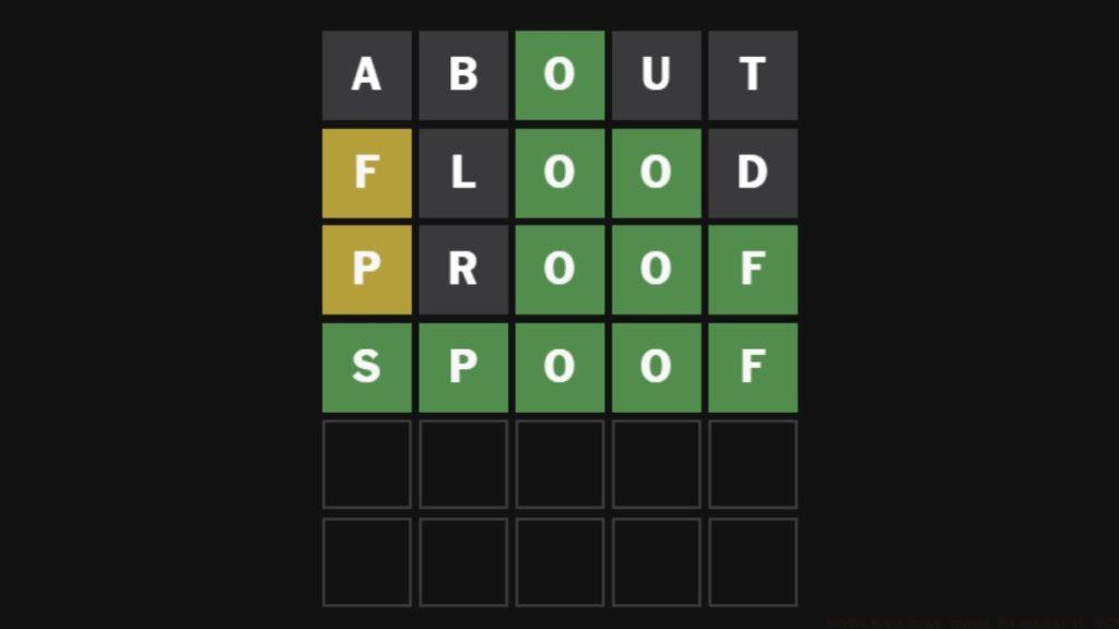 Wordle answer on October 15