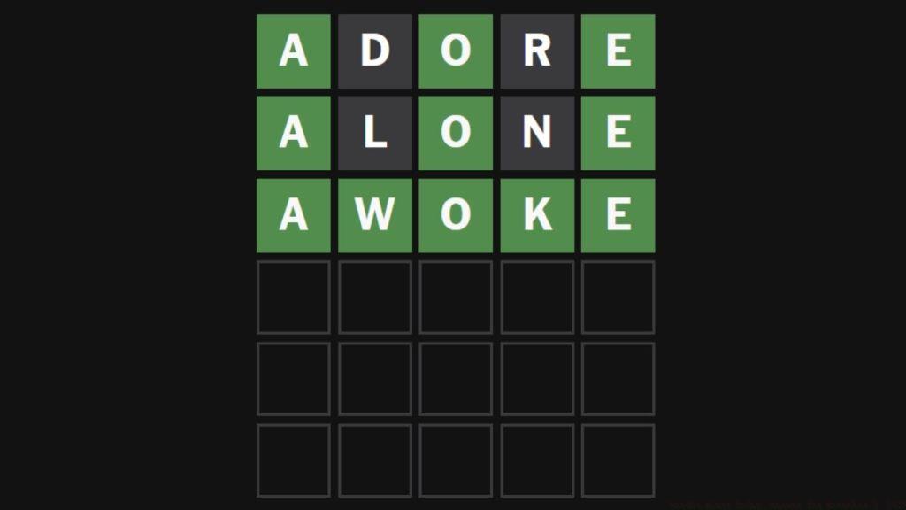 Wordle Answer November 3