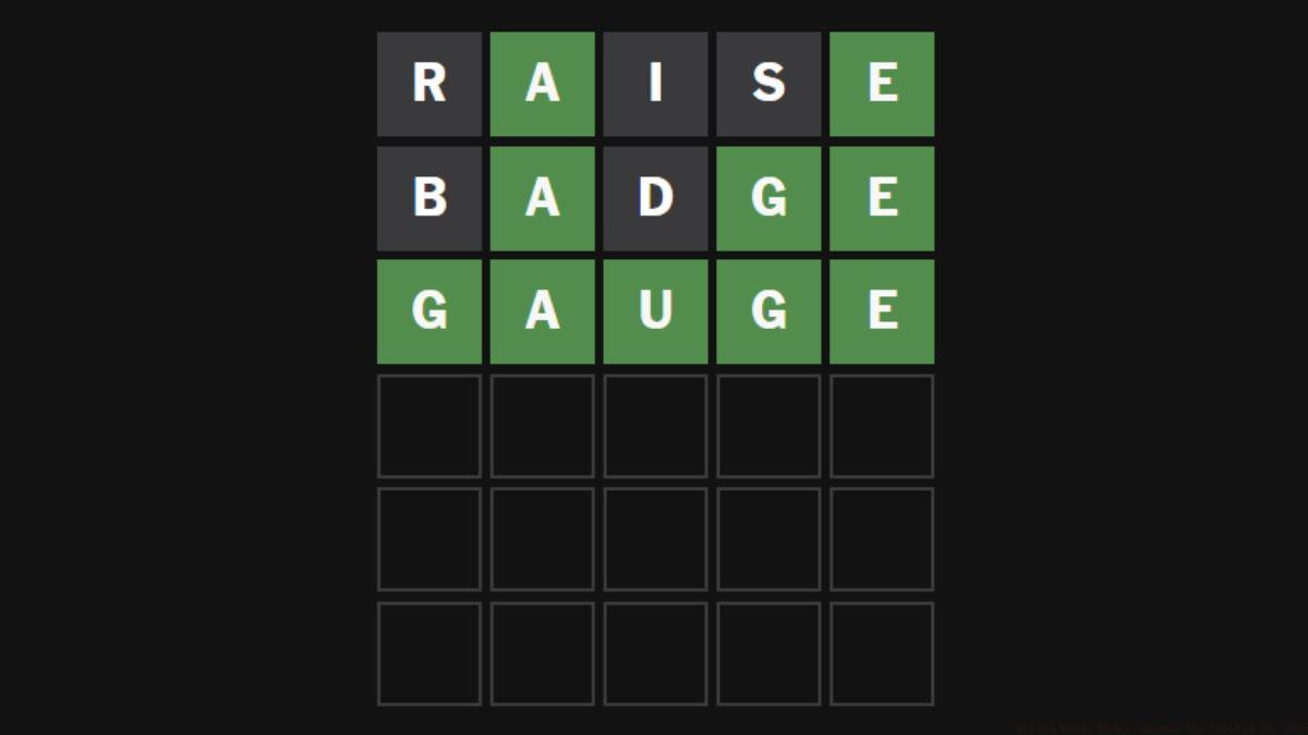 Wordle Answer for October 25