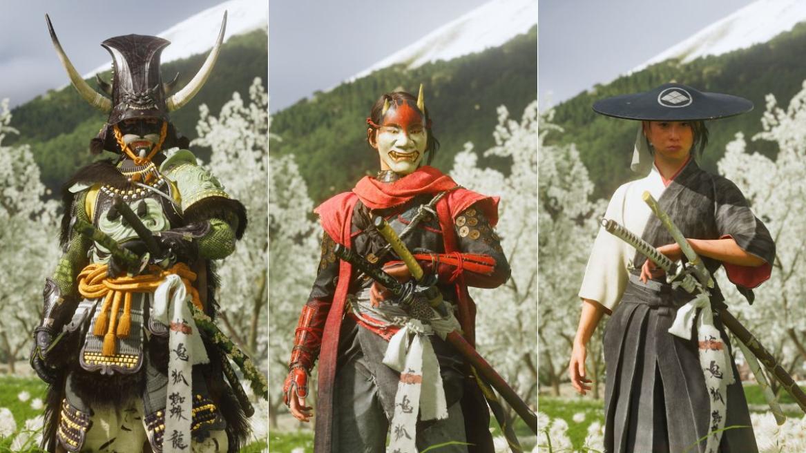 Armor and Masks in Ghost of Yotei